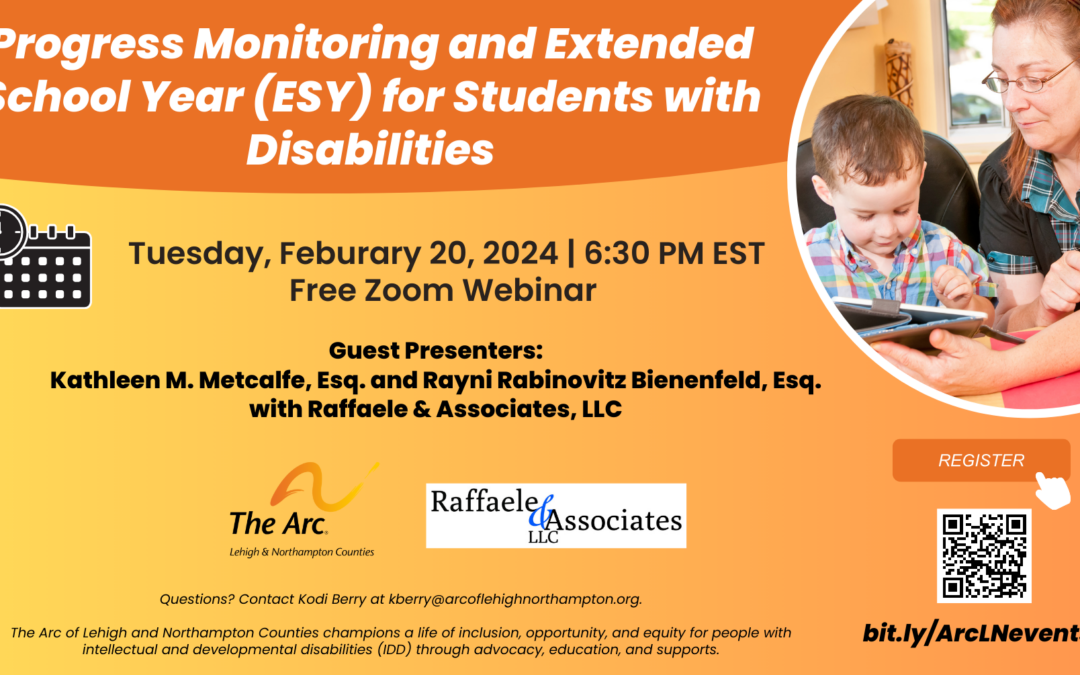 Progress Monitoring & Extended School Year (ESY) for Students with ...