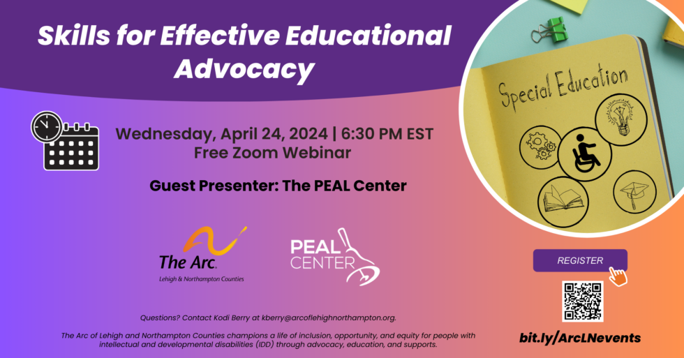 Skills for Effective Educational Advocacy - The Arc of Lehigh and ...