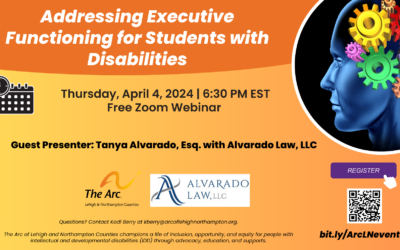 Addressing Executive Functioning for Students with Disabilities