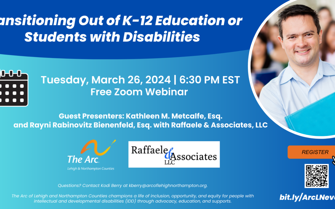 Transitioning Out of K-12 Education or Students with Disabilities