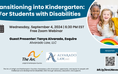Transitioning into Kindergarten: For Students with Disabilities
