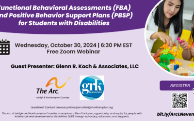 Functional Behavioral Assessments (FBA) and Positive Behavior Support Plans (PBSP) for Students with Disabilities