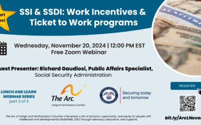 SSI & SSDI – Work Incentives & Ticket to Work Programs